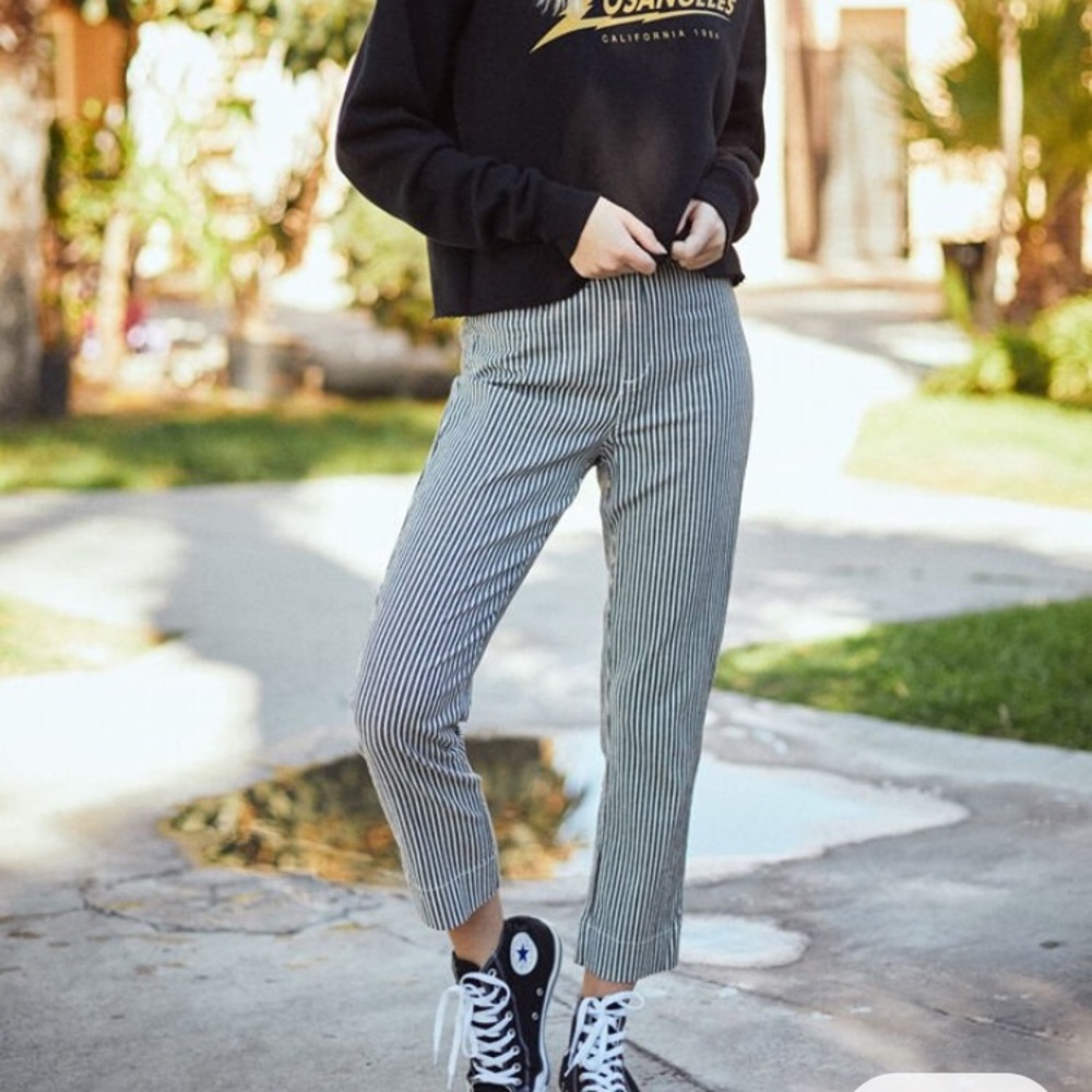 Tilden Brandy Pants blue/white stripe